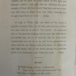 Bible reading, prayer and Hymn, 'These things shall be a loftier place.'